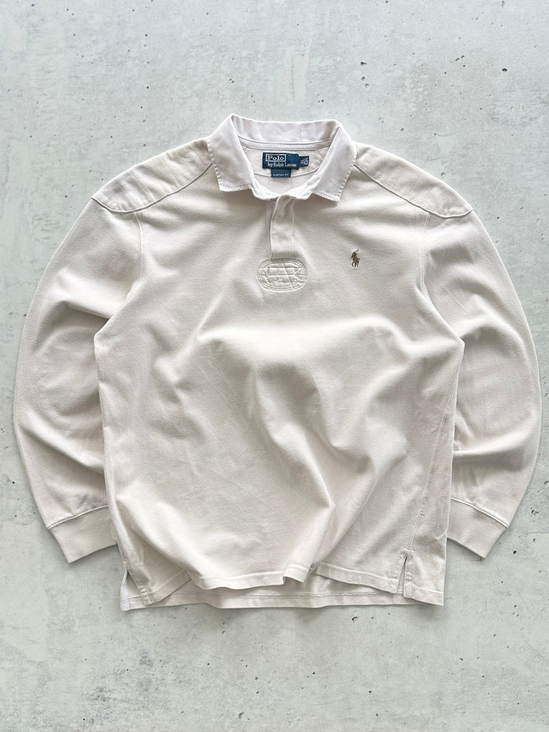 90's Ralph Lauren Heavyweight Rugby Shirt (XL)