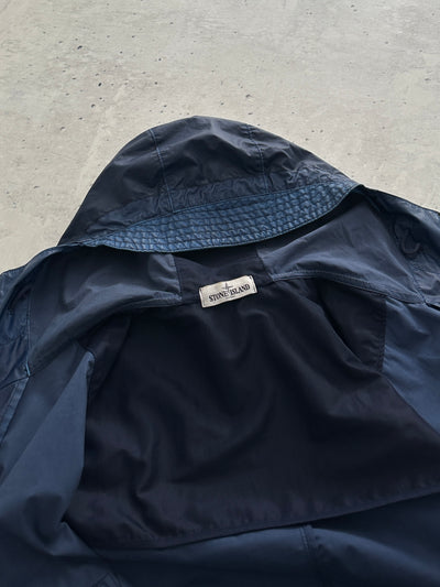 SS/12 Stone Island Mussola Gommata Hooded Jacket (M)