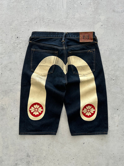 00's Evisu Gull Wing Denim Shorts (W30)