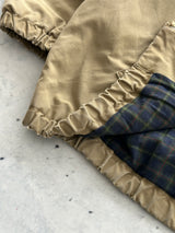 90's Ralph Lauren Tartan Lined Zip Up Harrington Jacket (XL)