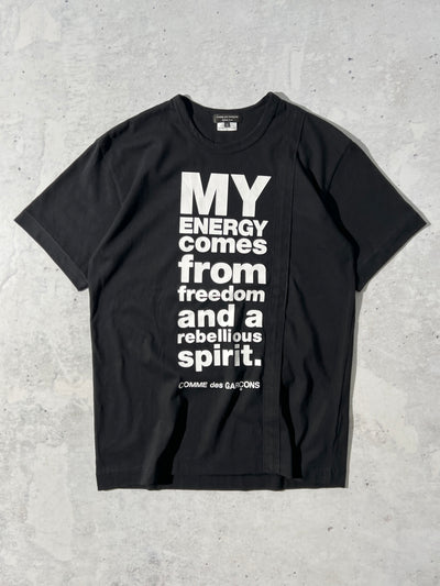 Commes des Garçons Spell Out T Shirt (M)
