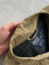 90's Ralph Lauren Tartan Lined Zip Up Harrington Jacket (XL)