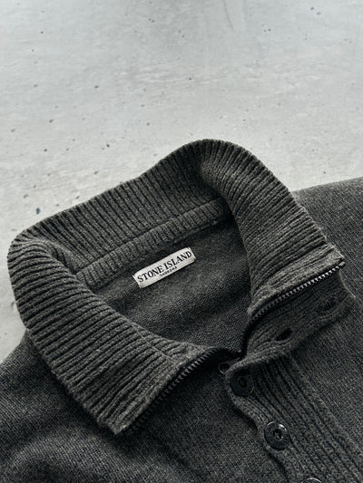 AW/09 Stone Island Chunky Wool Knit Pullover Jumper (L)