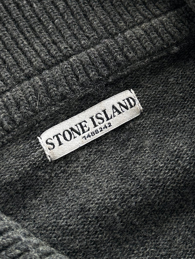 AW/09 Stone Island Chunky Wool Knit Pullover Jumper (L)