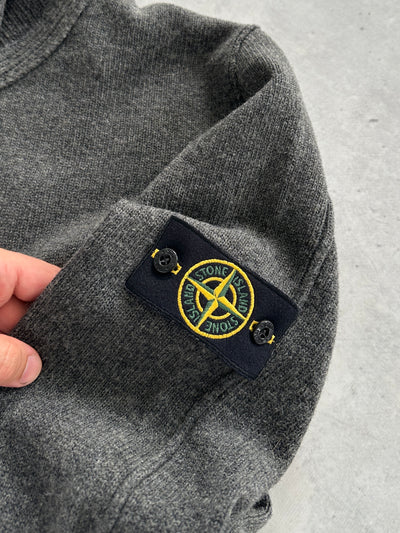 AW/09 Stone Island Chunky Wool Knit Pullover Jumper (L)