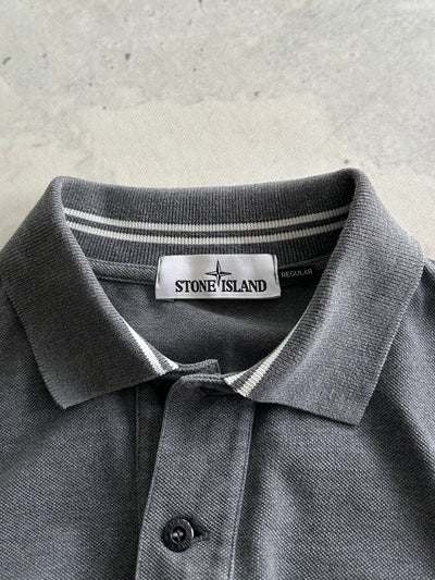 Stone Island Patch Logo Polo Shirt (S)