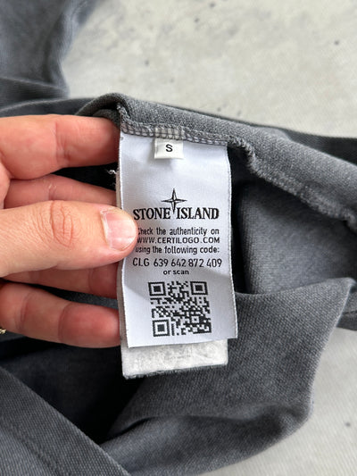 Stone Island Patch Logo Polo Shirt (S)