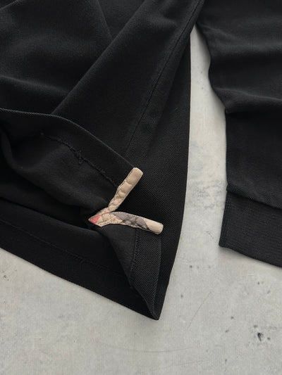 00's Burberry Brit Long Sleeve Polo Shirt (L)