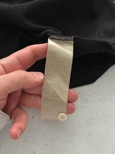 00's Burberry Brit Long Sleeve Polo Shirt (L)