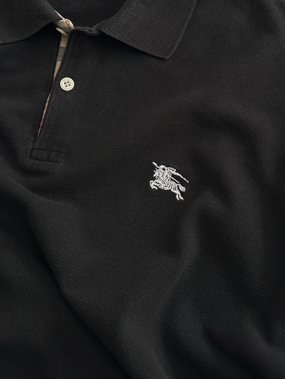 00's Burberry Brit Long Sleeve Polo Shirt (L)