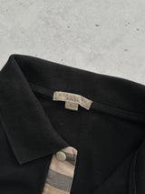 00's Burberry Brit Long Sleeve Polo Shirt (L)