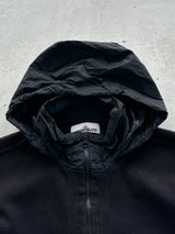 SS/18 Stone Island Nylon Hood Zip Up Jumper (S)
