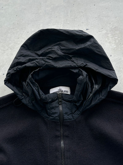 SS/18 Stone Island Nylon Hood Zip Up Jumper (S)