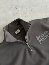 Broken Planet Heavyweight 1/4 Zip Pullover Sweatshirt (S)