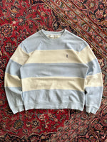 00's YSL Stripe Crewneck Sweatshirt (M)