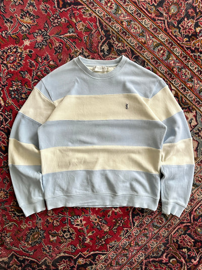 00's YSL Stripe Crewneck Sweatshirt (M)