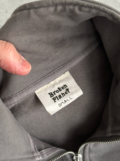Broken Planet Heavyweight 1/4 Zip Pullover Sweatshirt (S)