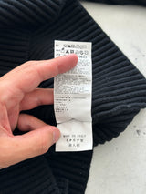00's Stone Island Ribbed Chunky Wool Knit 1/4 Zip Jumper (S)