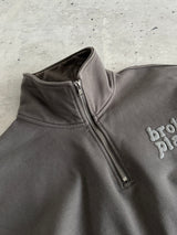 Broken Planet Heavyweight 1/4 Zip Pullover Sweatshirt (S)