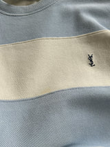 00's YSL Stripe Crewneck Sweatshirt (M)