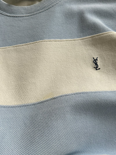 00's YSL Stripe Crewneck Sweatshirt (M)