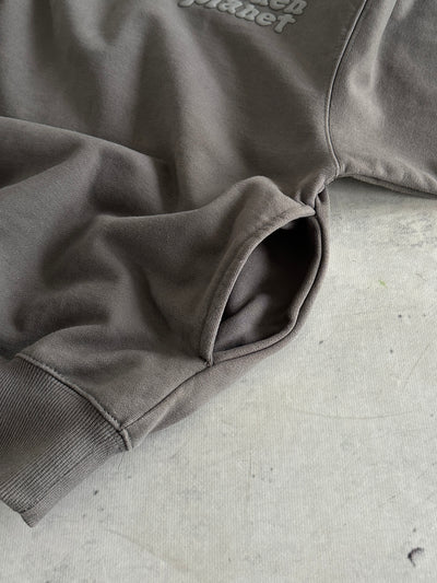 Broken Planet Heavyweight 1/4 Zip Pullover Sweatshirt (S)