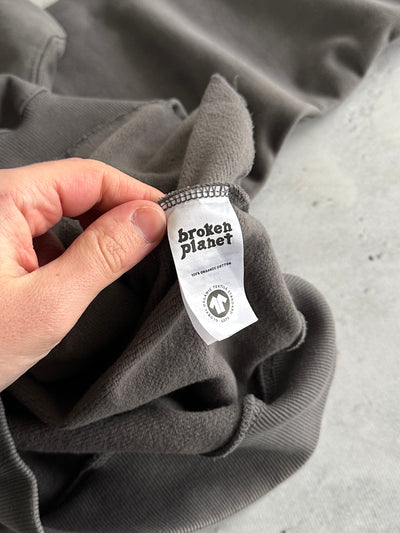 Broken Planet Heavyweight 1/4 Zip Pullover Sweatshirt (S)