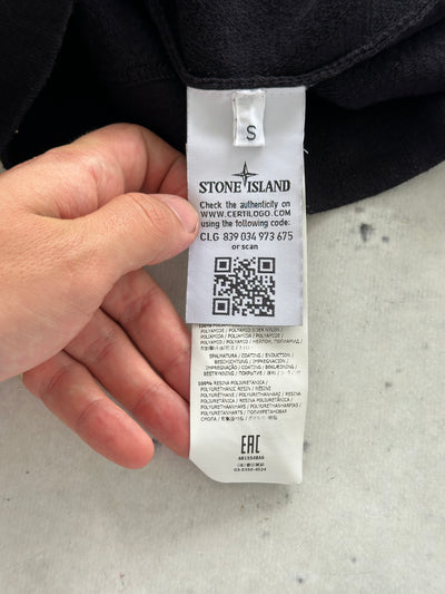 SS/18 Stone Island Nylon Hood Zip Up Jumper (S)