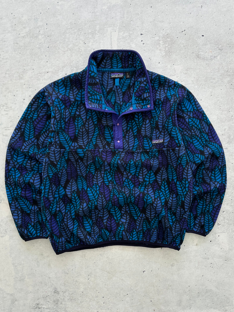 Patagonia Patterned leaf / spear Pullover Fleece (L)