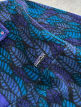 Patagonia Patterned leaf / spear Pullover Fleece (L)