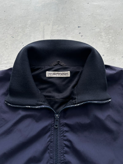 90's Emporio Armani 1/4 Zip pullover Jacket (M)