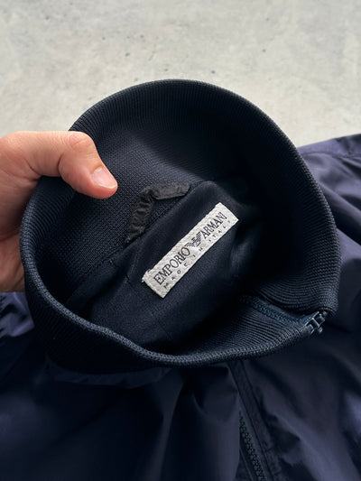 90's Emporio Armani 1/4 Zip pullover Jacket (M)