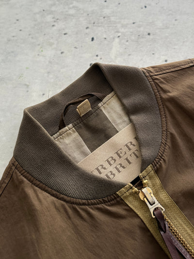 Burberry Brit nova check Zip Up Bomber Jacket (S)