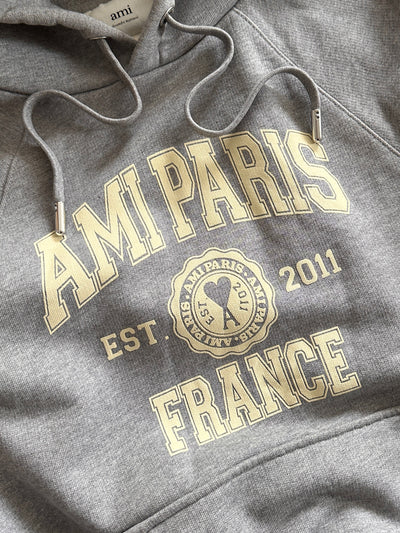 Ami Paris Heavyweight Pullover Hoodie (M)