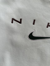 90's Nike Spell Out Heavyweight Crewneck Sweatshirt (M)