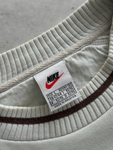 90's Nike Spell Out Heavyweight Crewneck Sweatshirt (M)