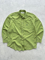90's Burberry Checked Long Sleeve Flannel Shirt (XL)