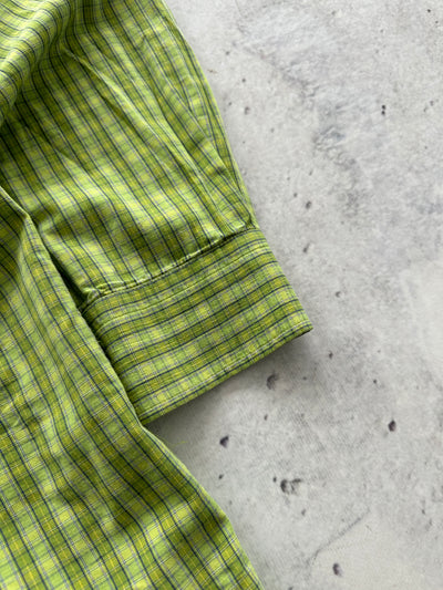 90's Burberry Checked Long Sleeve Flannel Shirt (XL)