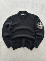 AW/20 Stone Island Wool Embroidered Compass Logo Jumper (S)