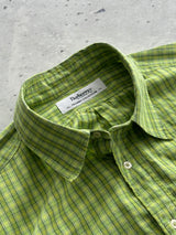 90's Burberry Checked Long Sleeve Flannel Shirt (XL)