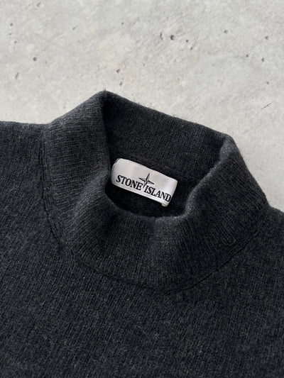 AW/20 Stone Island Wool Embroidered Compass Logo Jumper (S)