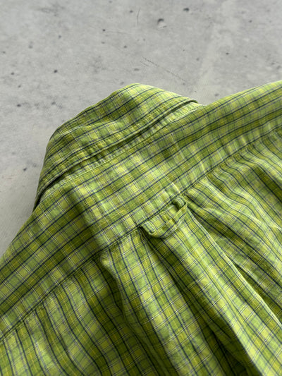 90's Burberry Checked Long Sleeve Flannel Shirt (XL)