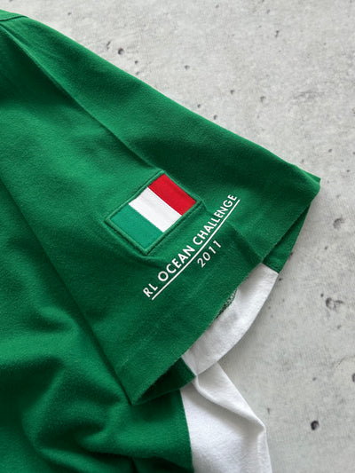 Ralph Lauren Big Logo Italy V Neck T Shirt (XL)