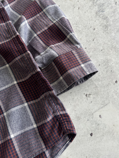 Burberry Plaid Long Sleeve Shirt (XL)