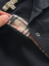 00's Burberry Nova Check Polo Shirt (L)