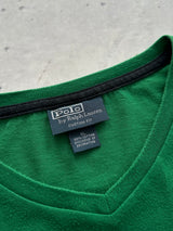 Ralph Lauren Big Logo Italy V Neck T Shirt (XL)