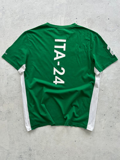 Ralph Lauren Big Logo Italy V Neck T Shirt (XL)