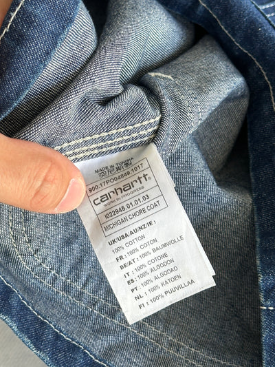 Carhartt WIP Michigan 'norco' Denim Chore Coat (L)
