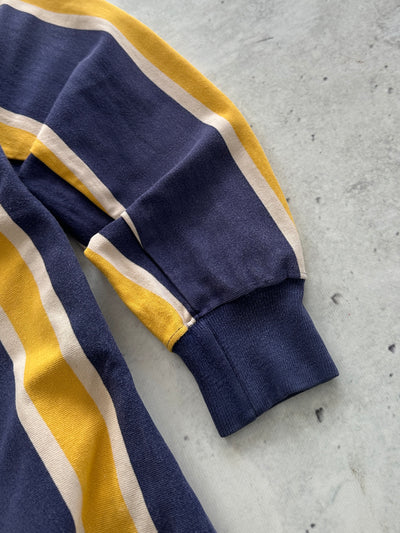 90's Ralph Lauren Vertical Stripe Heavyweight Rugby Shirt (L)