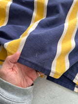 90's Ralph Lauren Vertical Stripe Heavyweight Rugby Shirt (L)